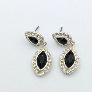 Vintage rhinestone dangle earrings